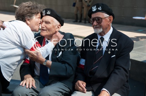  30.07.2014 WARSZAWA MUZEUM POWSTANIA WARSZAWSKIEGO<br />70 ROCZNICA POWSTANIA WARSZAWSKIEGO<br />N/Z KOMBATANT KOMBATANCI<br /> 