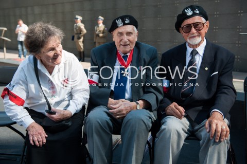  30.07.2014 WARSZAWA MUZEUM POWSTANIA WARSZAWSKIEGO<br />70 ROCZNICA POWSTANIA WARSZAWSKIEGO<br />N/Z KOMBATANT KOMBATANCI<br /> 