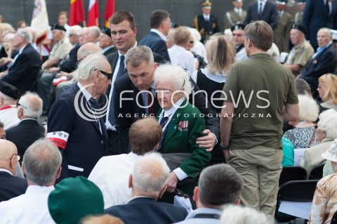  30.07.2014 WARSZAWA MUZEUM POWSTANIA WARSZAWSKIEGO<br />70 ROCZNICA POWSTANIA WARSZAWSKIEGO<br />N/Z KOMBATANT<br /> 