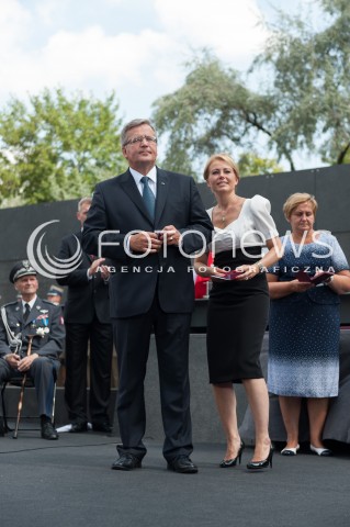  30.07.2014 WARSZAWA MUZEUM POWSTANIA WARSZAWSKIEGO<br />70 ROCZNICA POWSTANIA WARSZAWSKIEGO<br />N/Z PREZYDENT RP BRONISLAW KOMOROWSKI<br /> 