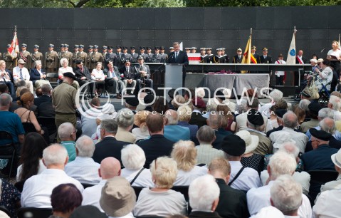  30.07.2014 WARSZAWA MUZEUM POWSTANIA WARSZAWSKIEGO<br />70 ROCZNICA POWSTANIA WARSZAWSKIEGO<br />N/Z PREZYDENT RP BRONISLAW KOMOROWSKI<br /> 