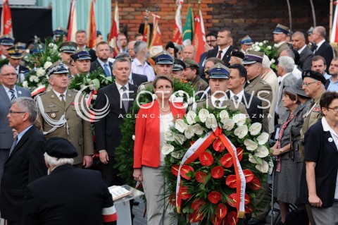  31.07.2014 WARSZAWA<br />APEL POLEGLYCH NA PLACU KRASINSKICH PRZY POMNIKU POWSTANIA WARSZAWSKIEGO<br />N/Z MINISTER KULTURY I DZIEDZICTWA NARODOWEGO MALGORZATA OMILANOWSKA<br /> 
