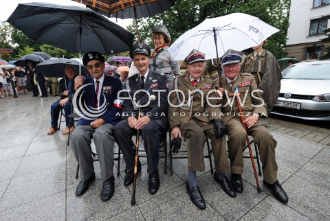  01.08.2014 WARSZAWA<br />UROCZYSTOSCI POWSTANCZE W WARSZAWIE<br />N/Z POWSTANCY GENERAL ZBIGNIEW SCIBOR - RYLSKI<br /> 