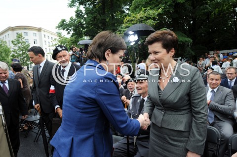  01.08.2014 WARSZAWA<br />UROCZYSTOSCI POWSTANCZE W WARSZAWIE<br />N/Z PREZYDENT MIASTA STOLECZNEGO WARSZAWY HANNA GRONKIEWICZ WALTZ MARSZALEK SEJMU RP EWA KOPACZ<br /> 