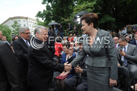  01.08.2014 WARSZAWA<br />UROCZYSTOSCI POWSTANCZE W WARSZAWIE<br />N/Z PREZYDENT MIASTA STOLECZNEGO WARSZAWY HANNA GRONKIEWICZ WALTZ MARSZALEK SENATU RP BOGDAN BORUSEWICZ<br /> 