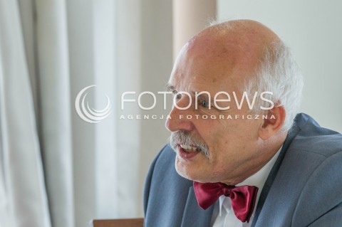  01.08.2014 RZESZOW<br />WIZYTA PREZESA KONGRESU NOWEJ PRAWICY JANUSZA KORWINA MIKKE W RZESZOWIE<br />N/Z JANUSZ KORWIN MIKKE<br /> 