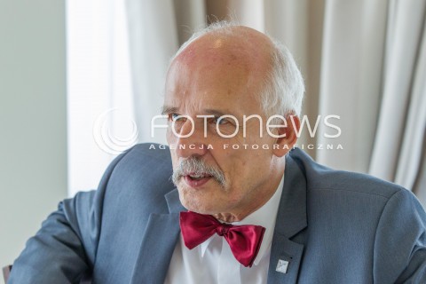  01.08.2014 RZESZOW<br />WIZYTA PREZESA KONGRESU NOWEJ PRAWICY JANUSZA KORWINA MIKKE W RZESZOWIE<br />N/Z JANUSZ KORWIN MIKKE<br /> 