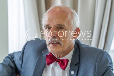  01.08.2014 RZESZOW<br />WIZYTA PREZESA KONGRESU NOWEJ PRAWICY JANUSZA KORWINA MIKKE W RZESZOWIE<br />N/Z JANUSZ KORWIN MIKKE<br /> 