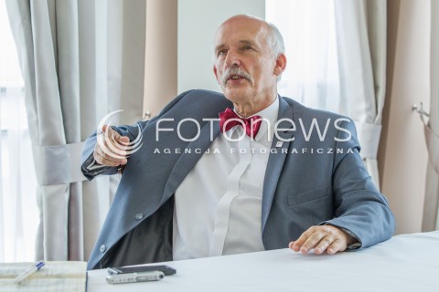  01.08.2014 RZESZOW<br />WIZYTA PREZESA KONGRESU NOWEJ PRAWICY JANUSZA KORWINA MIKKE W RZESZOWIE<br />N/Z JANUSZ KORWIN MIKKE<br /> 