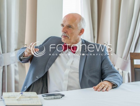  01.08.2014 RZESZOW<br />WIZYTA PREZESA KONGRESU NOWEJ PRAWICY JANUSZA KORWINA MIKKE W RZESZOWIE<br />N/Z JANUSZ KORWIN MIKKE<br /> 