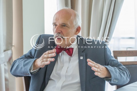  01.08.2014 RZESZOW<br />WIZYTA PREZESA KONGRESU NOWEJ PRAWICY JANUSZA KORWINA MIKKE W RZESZOWIE<br />N/Z JANUSZ KORWIN MIKKE<br /> 
