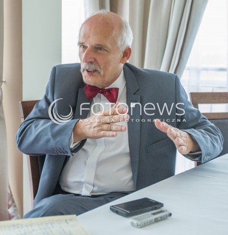  01.08.2014 RZESZOW<br />WIZYTA PREZESA KONGRESU NOWEJ PRAWICY JANUSZA KORWINA MIKKE W RZESZOWIE<br />N/Z JANUSZ KORWIN MIKKE<br /> 
