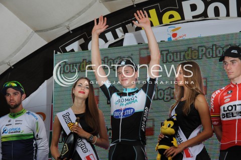  04.08.2014 WARSZAWA<br />71 TOUR DE POLOGNE 2014<br />N/Z PETR VAKOCZ MICHAEL VALLEE RAMOM SINKELDAM<br /> 