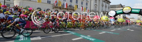  04.08.2014 WARSZAWA<br />71 TOUR DE POLOGNE 2014 W WARSZAWIE<br />N/Z PELETON<br /> 
