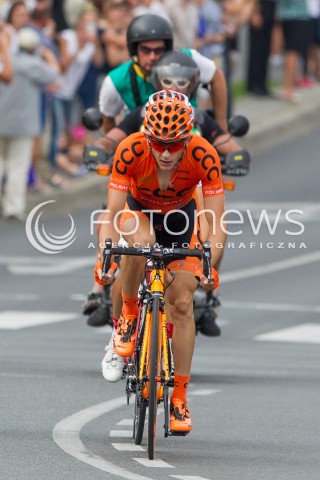 05.08.2014 RZESZOW<br />71 TOUR DE POLOGNE - ETAP III META W RZESZOWIE<br />N/Z MATEUSZ TACIAK SYLWETKA<br /> 