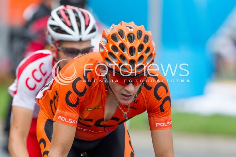  05.08.2014 RZESZOW<br />71 TOUR DE POLOGNE - ETAP III META W RZESZOWIE<br />N/Z MATEUSZ TACIAK SYLWETKA<br /> 