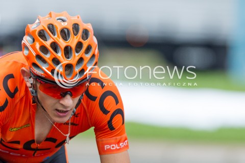  05.08.2014 RZESZOW<br />71 TOUR DE POLOGNE - ETAP III META W RZESZOWIE<br />N/Z MATEUSZ TACIAK SYLWETKA<br /> 