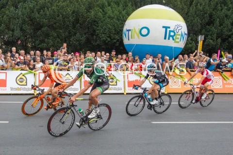  05.08.2014 RZESZOW<br />71 TOUR DE POLOGNE - ETAP III META W RZESZOWIE<br />N/Z MATEUSZ TACIAK , SALVATORE PUCCIO , BJORN THURAU , PAWEL FRANCZAK<br /> 