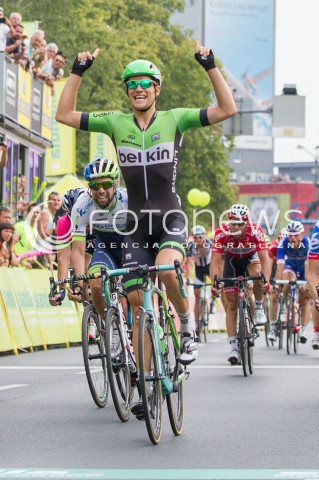  05.08.2014 RZESZOW<br />71 TOUR DE POLOGNE - ETAP III META W RZESZOWIE<br />N/Z THEO BOS RADOSC WYGRANA ZWYCIESTWO<br /> 