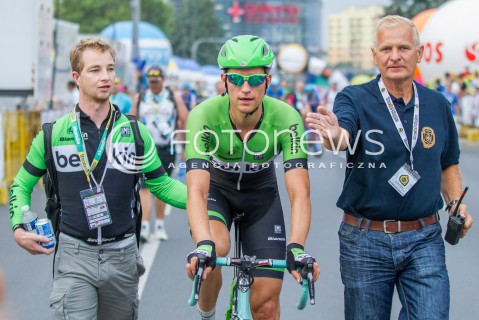  05.08.2014 RZESZOW<br />71 TOUR DE POLOGNE - ETAP III META W RZESZOWIE<br />N/Z THEO BOS SYLWETKA GLOWKA PORTRET<br /> 