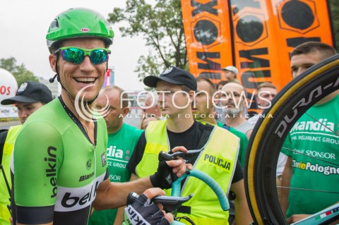 05.08.2014 RZESZOW<br />71 TOUR DE POLOGNE - ETAP III META W RZESZOWIE<br />N/Z THEO BOS SYLWETKA GLOWKA PORTRET RADOSC WYGRANA EMOCJE<br /> 
