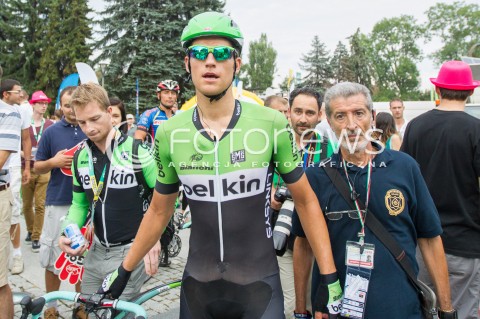  05.08.2014 RZESZOW<br />71 TOUR DE POLOGNE - ETAP III META W RZESZOWIE<br />N/Z THEO BOS SYLWETKA - ZWYCIEZCA III ETAPU TDP<br /> 