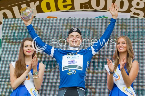  05.08.2014 RZESZOW<br />71 TOUR DE POLOGNE - ETAP III META W RZESZOWIE<br />N/Z PETR VAKOC - LIDER<br /> 