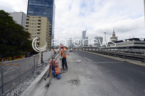  06.08.2014 WARSZAWA<br />REMONT W WARSZAWIE<br />N/Z REMONT WIADUKTU W WARSZAWIE<br /> 
