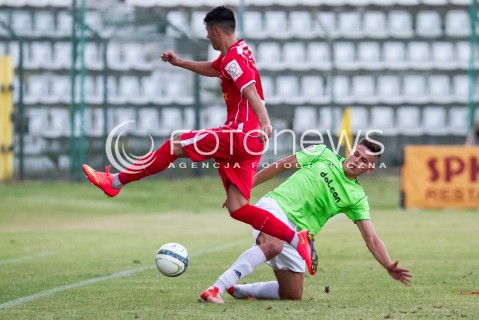  09.08.2014 LODZ PILKA NOZNA POLSKA PIERWSZA LIGA SEZON 2014/2015 FOOTBALL POLISH  WIDZEW LODZ - DOLCAN ZABKI N/Z NORBERT NEUMANN  