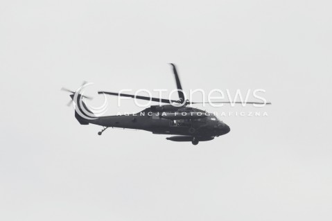  13.08.2014 WARSZAWA<br />POLSKIE SILY ZBROJNE<br />PRZYGOTOWANIA DO SWIETA WOJSKA POLSKIEGO<br />N/Z HELIKOPTER SMIGLOWIEC <br /> 