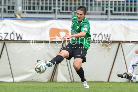  13.08.2014 RZESZOW PILKA NOZNA<br />PUCHAR POLSKI - I RUNDA<br />MECZ STAL RZESZOW - GORNIK LECZNA<br />N/Z PAWEL ZAWISTOWSKI SYLWETKA <br /> 