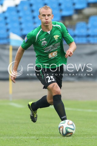  13.08.2014 RZESZOW PILKA NOZNA<br />PUCHAR POLSKI - I RUNDA<br />MECZ STAL RZESZOW - GORNIK LECZNA<br />N/Z MARCIN KALKOWSKI SYLWETKA <br /> 