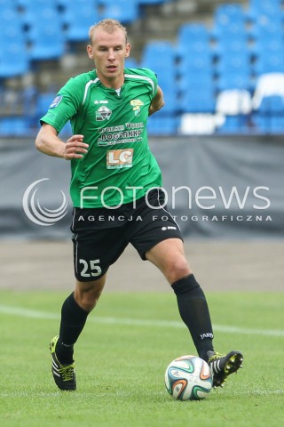  13.08.2014 RZESZOW PILKA NOZNA<br />PUCHAR POLSKI - I RUNDA<br />MECZ STAL RZESZOW - GORNIK LECZNA<br />N/Z MARCIN KALKOWSKI SYLWETKA <br /> 