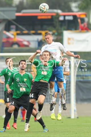  13.08.2014 RZESZOW PILKA NOZNA<br />PUCHAR POLSKI - I RUNDA<br />MECZ STAL RZESZOW - GORNIK LECZNA<br />N/Z NIKOLAJS KOZACUKS MICHAL LISANCZUK<br /> 