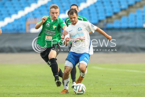  13.08.2014 RZESZOW PILKA NOZNA<br />PUCHAR POLSKI - I RUNDA<br />MECZ STAL RZESZOW - GORNIK LECZNA<br />N/Z WOJCIECH KALINOWSKI MACIEJ MASLANY<br /> 