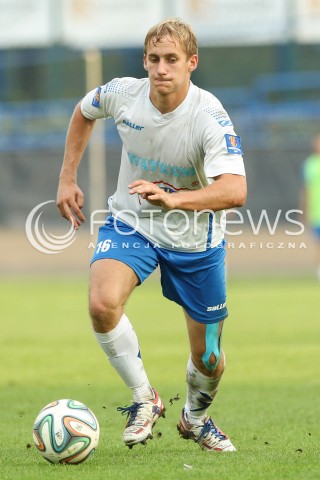  13.08.2014 RZESZOW PILKA NOZNA<br />PUCHAR POLSKI - I RUNDA<br />MECZ STAL RZESZOW - GORNIK LECZNA<br />N/Z KONRAD HUS SYLWETKA <br /> 