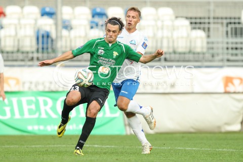  13.08.2014 RZESZOW PILKA NOZNA<br />PUCHAR POLSKI - I RUNDA<br />MECZ STAL RZESZOW - GORNIK LECZNA<br />N/Z MACIEJ SZMATIUK PIOTR KITOR<br /> 