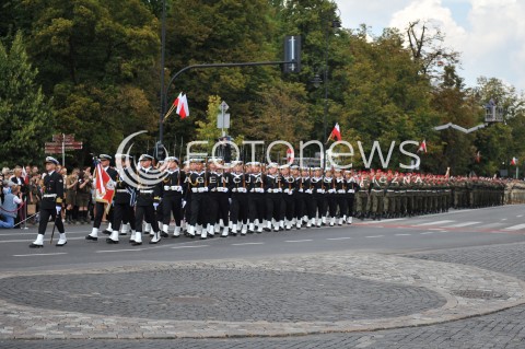  15.08.2014 WARSZAWA<br />OBCHODY SWIETA WOJSKA POLSKIEGO W WARSZAWIE<br />UROCZYSTOSCI PANSTWOWE<br />N/Z ZOLNIERZE MARYNARZE MARYNARKA WOJENNA<br /> 