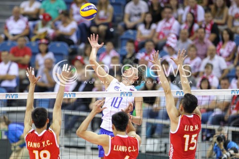 16.08.2014 KRAKOW ARENA<br />XII MEMORIAL HUBERTA JERZEGO WAGNERA<br />MECZ CHINY - ROSJA<br />N/Z SERGEY SAVIN <br /> 