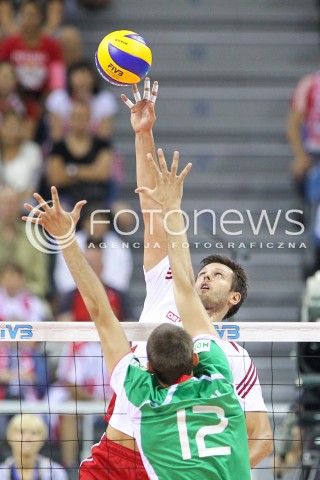  16.08.2014 KRAKOW ARENA<br />XII MEMORIAL HUBERTA JERZEGO WAGNERA<br />MECZ POLSKA - BULGARIA<br />N/Z MICHAL WINIARSKI <br /> 