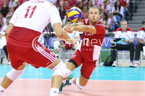  16.08.2014 KRAKOW ARENA<br />XII MEMORIAL HUBERTA JERZEGO WAGNERA<br />MECZ POLSKA - BULGARIA<br />N/Z PAWEL ZATORSKI <br /> 