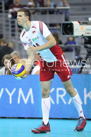  16.08.2014 KRAKOW ARENA<br />XII MEMORIAL HUBERTA JERZEGO WAGNERA<br />MECZ POLSKA - BULGARIA<br />N/Z MARIUSZ WLAZLY SYLWETKA <br /> 