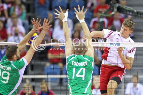  16.08.2014 KRAKOW ARENA<br />XII MEMORIAL HUBERTA JERZEGO WAGNERA<br />MECZ POLSKA - BULGARIA<br />N/Z PIOTR NOWAKOWSKI <br /> 