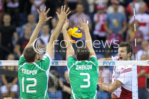  16.08.2014 KRAKOW ARENA<br />XII MEMORIAL HUBERTA JERZEGO WAGNERA<br />MECZ POLSKA - BULGARIA<br />N/Z MICHAL WINIARSKI <br /> 