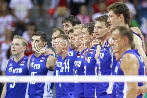  17.08.2014 KRAKOW ARENA<br />XII MEMORIAL HUBERTA JERZEGO WAGNERA<br />MECZ BULGARIA - ROSJA<br />N/Z REPREZENTACJA ROSJI<br /> 