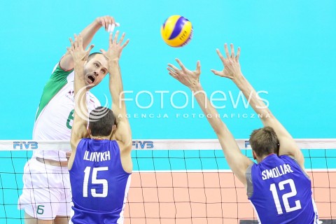  17.08.2014 KRAKOW ARENA<br />XII MEMORIAL HUBERTA JERZEGO WAGNERA<br />MECZ BULGARIA - ROSJA<br />N/Z DANAIL MILUSHEV <br /> 