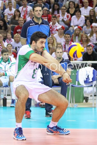  17.08.2014 KRAKOW ARENA<br />XII MEMORIAL HUBERTA JERZEGO WAGNERA<br />MECZ BULGARIA - ROSJA<br />N/Z TODOR SKRIMOV <br /> 