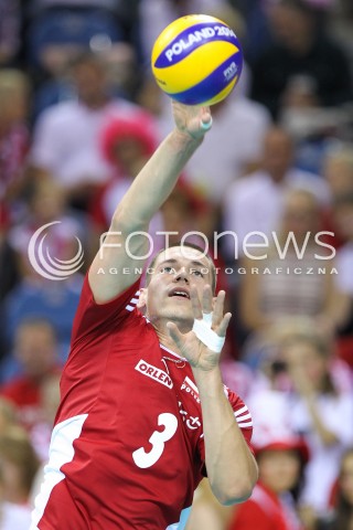  17.08.2014 KRAKOW ARENA<br />XII MEMORIAL HUBERTA JERZEGO WAGNERA<br />MECZ POLSKA - CHINY<br />N/Z DAWID KONARSKI SYLWETKA <br /> 