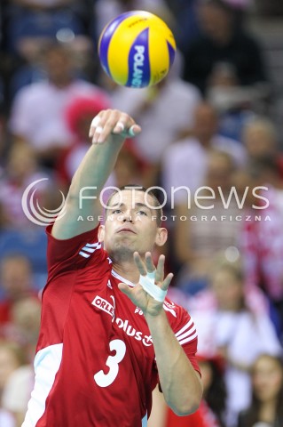  17.08.2014 KRAKOW ARENA<br />XII MEMORIAL HUBERTA JERZEGO WAGNERA<br />MECZ POLSKA - CHINY<br />N/Z DAWID KONARSKI SYLWETKA <br /> 