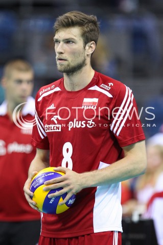 17.08.2014 KRAKOW ARENA<br />XII MEMORIAL HUBERTA JERZEGO WAGNERA<br />MECZ POLSKA - CHINY<br />N/Z ANDRZEJ WRONA SYLWETKA <br /> 